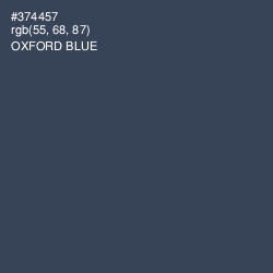 #374457 - Oxford Blue Color Image